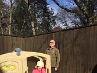 IMG 4526  Reassembling the Neighborhood Fun Center in the backyard