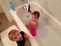 IMG 5990  children being washed up