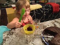 IMG 4650  trying some of the chocolate cake