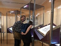 IMG 6202  Looking at old books recently discovered in Vevey