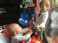 IMG 1207  Val plays Duplos with Liam