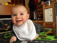 IMG 3823  The only smile I ever saw during tummy time