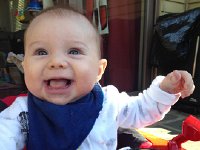 IMG 4218  Laim loves being outside in the Super Coop