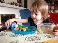 IMG 3959  Eeyore and Val have lunch