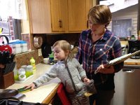 IMG 4030  Time to clean up the counters with mommy!