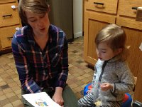 IMG 4032  Book reading while the pie cools