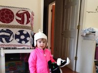 IMG 4055  Valentine&#39;s Day Val discovers a skunk in her little house!