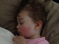 IMG 3672  Princess is sleeping soundly in her crib.