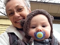 IMG 3691  Time to go outside for some fresh air with Liam and Val.