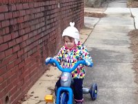 IMG 3696  Val knows what the pedals are for but her legs are not quite long enough to reach