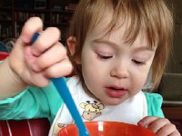 IMG 3756  This is proof that Val tasted the soup. It was her lunch but, to be honest, mixing together ingredients doesn&#39;t inspire confidence.