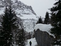 20170212 092423  on the way up from Lac Tanay to Tête de Lanchenaire