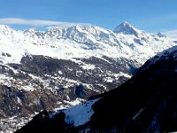 20170222 143020  View from ski area above Evolène La Dent Blanche and the Matterhorn on the right