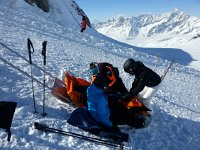 20170214 125832  Tracey waits to get in the sled