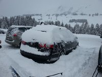 20170114 151452  The day&#39;s accumulation on Dave&#39;s car