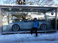 20170126 124456  26 Jan - Tracey Krsinic and Beemer at Gstaad