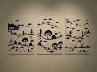 20170127 144808  27 Jan - ink on paper not papier découpé in Montreux gallery