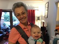 img 11491  Meanwhile, on the other side of the world little Liam gets a big charge out of his grandma! Like Mommy but different!