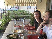 IMG 1477  for a first dinner on the balcony