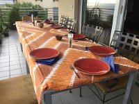 IMG 1557  Seven of us - Bri comes from Zürich, and the Cronins too