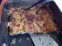 IMG 5402  eggplant, cheese and anchovy casserole