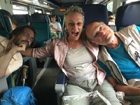 IMG 1801  Things got a little crazy after our train hit a car at a crossing (no injuries)