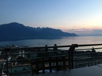 IMG 8782  Toni, Christine and I went back to Montreux via Visp (ticket negotiations)