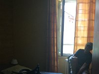 IMG 1211  removing the boots at Hotel de Valdeblore