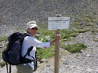 20170624 114818  third milestone - the col from which we descend to Roya