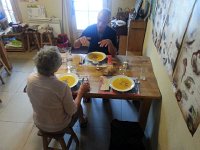 20170626 193612  sitting down for dinner with our one other guest