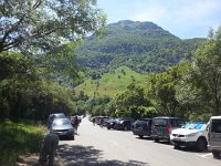 20170610 122945  parking lot at Larraitz for trailhead up Pico Txindoki