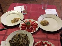 IMG 2341  roast peppers, cheese, eggplant...