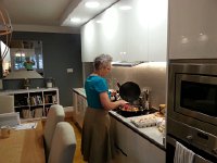 20170607 100111  Christine cooking (me documenting)