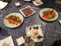 IMG 4368  first course is a variety of fish