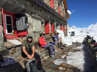 IMG 1857  At the end of the descent, Grialetsch Hutte