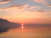 IMG 4428  Sunset from shore near Chillon on March 17