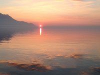 IMG 4430  Sunset from shore near Chillon on March 17