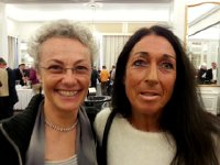 20171114 160825  Christine and Eva at Gazzar wine tasting Lausanne Palace