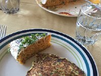 IMG 4287  zucchini blintzes and carrot bread