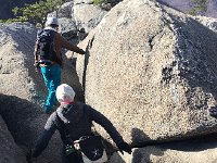 IMG 4343  through a jumble of boulders