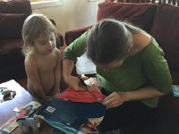 IMG 4273  Nikki works on Val&#39;s dress