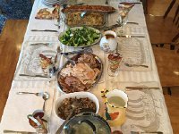 IMG 4339  table laden with food