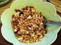 IMG 4017  chickpeas, feta, olives, sun dried tomatoes
