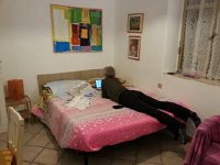 20171106 195240  looking west in our AirBnB in Syracuse