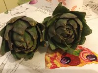 IMG 3982  Artichokes we bought the night before along the roadside