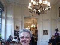 20171103 090321  Waiting for the bus out to the airport, we enjoy a coffee at Paul in the station