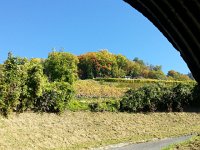 20171013 134023  emerging on the up hill side of the autoroute