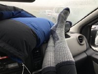 IMG 3272  #vanlife staying dry using the defrost on max