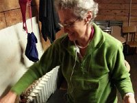 20170928 191852  Meanwhile, inside,  a perfect omelette takes shape inside