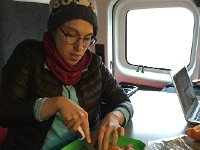 IMG 3454  smoked salmon for lunch in the van